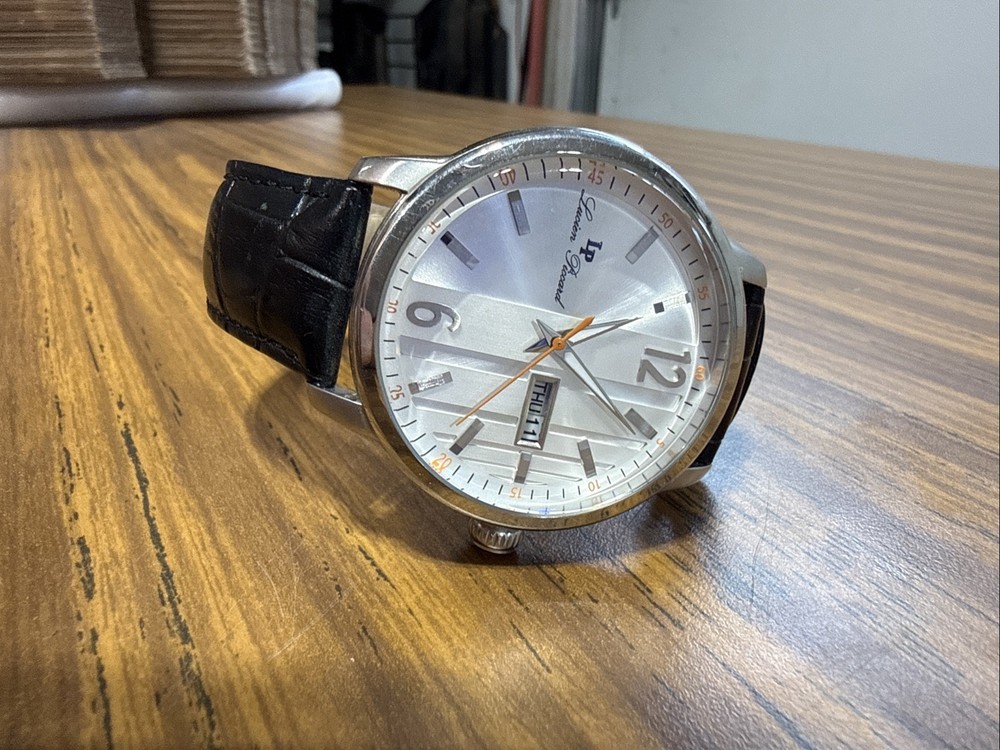Lucien Piccard Men’s Sapphire Crystal Stainless Steel Water Resistant Watch