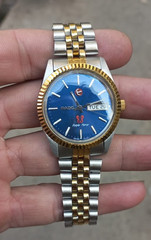 Vintage Rado Golden Horse Blue Dial Automatic Men’s Watch Classic Wristwatch
