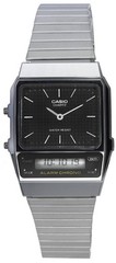 Casio Vintage Stainless Steel Black Dial Quartz AQ-800E-1A Unisex Watch
