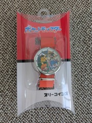 3-coins limited Collaboration Pokemon Pikachu Watch red From Japan New