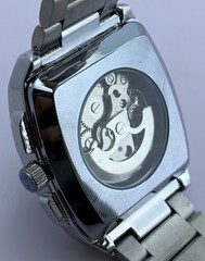 Refurbished Versace Dominus automatic Open-Heart Skeleton Dial Men’s Wristwatch