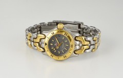Vintage 1990s TAG Heuer Ladies’ watch is Stainless Steel&Gold Plate Ref.WG1420-0