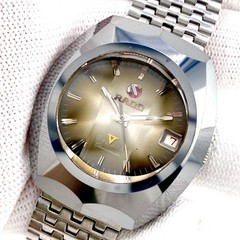 Rado Balboa Men’s Automatic Watch Silver Cut Glass Japan 073747