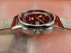 Automatic 8200 21Jewels Restored Dial Black Day/Date Mens Watch Vintage 14