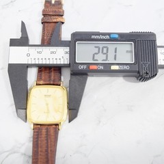 Seiko Dolce 9531-5000 Quartz Watch SGP30 Gold Dial Vintage 1986