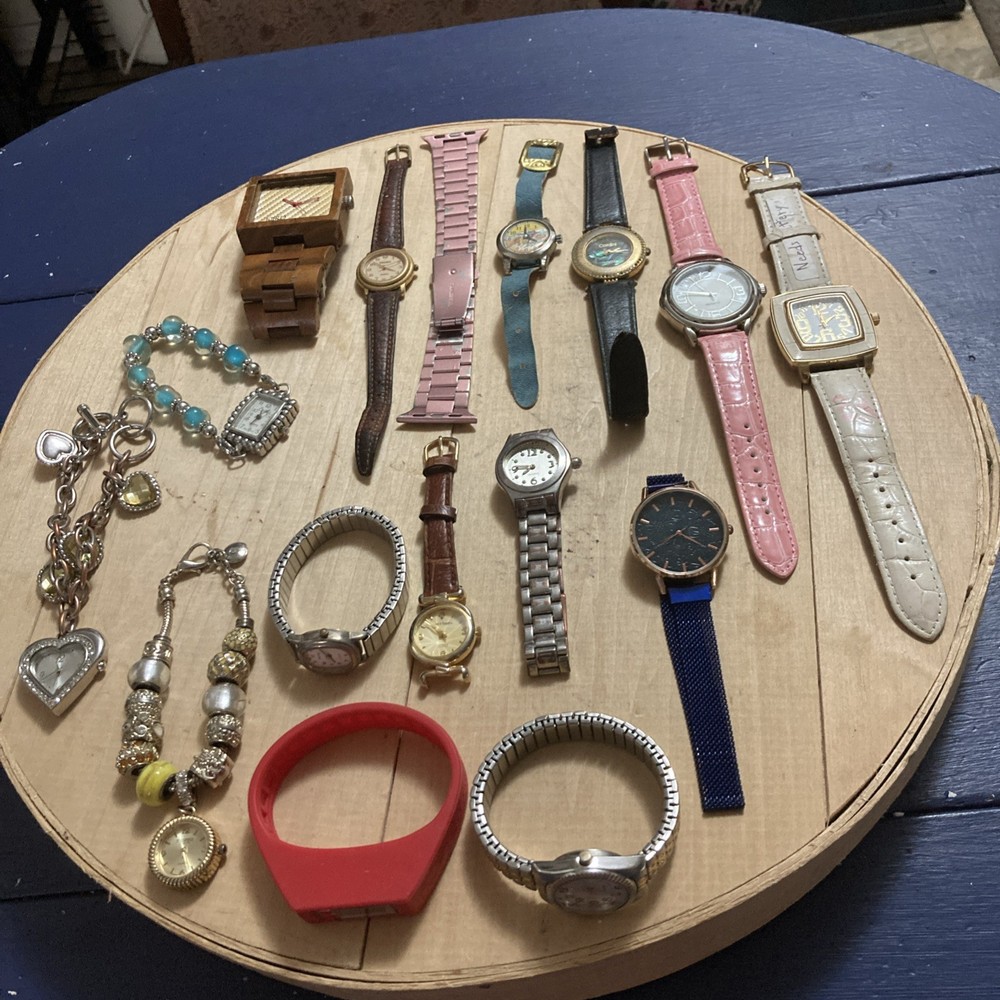 Vintage Watch Lot Untested, Various Brands