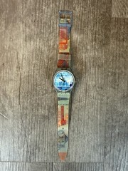 Vintage Swatch Travel Diaries Watch 2001 Works GN195