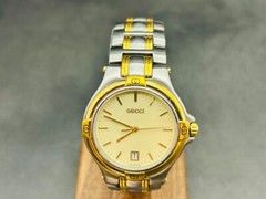 [N MINT] 1 Day Shipping Gucci 9040M Gold-Plated Men’s or Women’s Watch