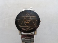 Men’s JWH 88-9 IV Black & Gold Dial Geometric Design Watch New Battery