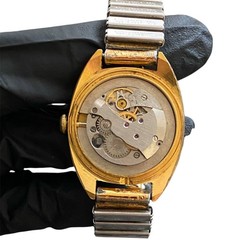 Zaria zarja Watch Vintage Original Soviet mechanical Wristwach Gold Plated Au-10