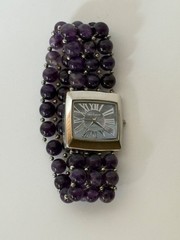 Gem Essence AMETHYST and ROSE QUARTZ gemstone watches