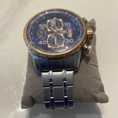 Invicta Men’s Watch Aviator Chronograph Blue Dial Stainless Steel NWT 17203
