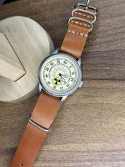 Raketa Watch Radiation Mechanical Military Wrist Russian Vintage Soviet USSR Men