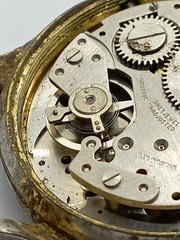 Vintage BOURBON 23rd Super De luxe cal. BFG 866 Baumgartner Watch Swiss Working!