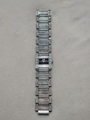 DOLCE & GABBANA Time Silver Stainless Steel Square Women’s Wrist Watch CHEAP
