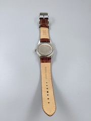 Croton Diamond Automatic Day-Date President Style Watch Silver Dial Extra Straps