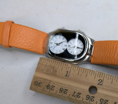 Philip Stein Wristwatch Teslar Orange Band Boxed