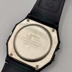 USED Casio F-91W Module 583 Digital Chronograph Watch