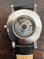 Perrelet Double Rotor For 88 Wristwatch Ivory Black Mechanical Automatic Analog