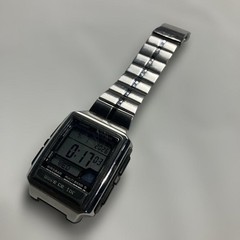 Casio WV-59RD-1AJF Series Wave Sceptor Wristwatch, Silver, Bracelet Type