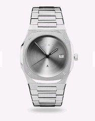 AURA Automatic 1023: Steel Watch 40mm. Seiko NH35A Self-winding w/ Date