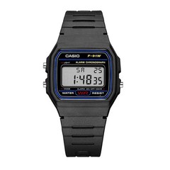 Casio F‑91W Series Retro Digital Watch LED Light Alarm Waterproof Quartz