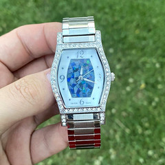Croton Women’s Blue Dial Silver Stainless Steel Bracelet Quartz 30m Watch