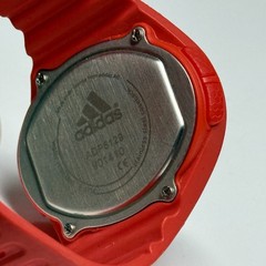 Adidas ADP6128 Adizero Digital Sports Watch Chronograph Red Orange 50mm Case