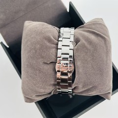 Bulova Surveyor 96P228 Women Mother of Pearl Dial Silver Strap Quartz Watch 31mm