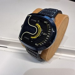 Atowak Ettore Wandering Hour Navy Blue Watches Men’s Watch