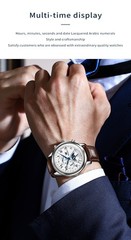 OLEVS 6667 Stylish Multi-functiom Water Resistant Casual Formal Mechanical Watch