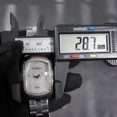 invicta 200+ faceted diamond pave iced lupah watch 2823 29mm 100m new battery