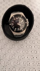 SIMPLE ELEQUENT “ROADSTER COLLECTION” RARE,CHRISTIAN VAN SANT! LEATHER AUTOMATIC