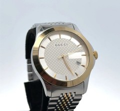 Gucci Men’s G-Timeless Two-Tone Stainless Steel Watch 126.4, 38mm, YA126409