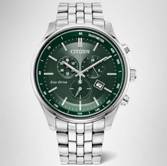 NEW Men’s Citizen Eco-Drive Green Dial Corso Classic Dress Watch AT2149-85X