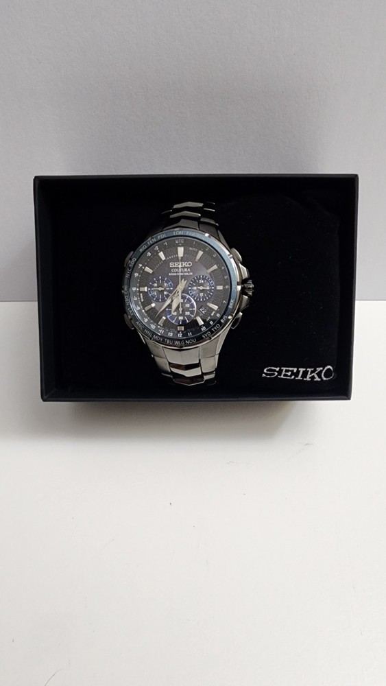 Seiko Coutura Men’s Black Watch – SSG021
