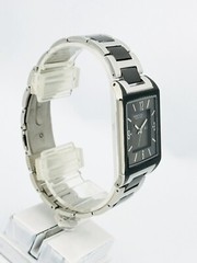 Kenneth Cole Men’s KC3782 Bicolour Two Layer Gunmetal Dial Square Slim Watch