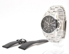 [Unused] SEIKO 7T92-0DW0 Chronograph Quartz Men’s Watch Black Dial From Japan
