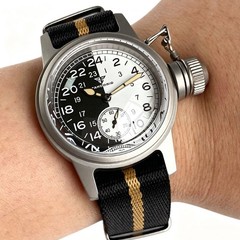 Tandorio ST1701 Automatic 36mm Military Frogman Watch Domed Sapphire 24H Dial