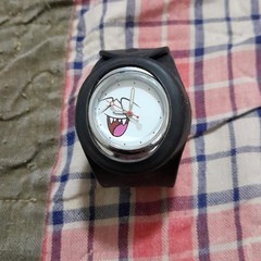 Nintendo Men’s Black and White Watch