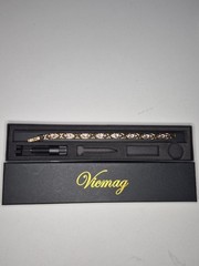 Vicmag Rosegold Womens Bracalret W/Pink & White Manmade Diamonds Missing Parts