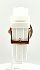 MICHAEL KORS LENNOX MK7248 PAVA GLITZ CRYSTAL DIAL & BEZEL ROSE TONE UNISEX 43MM