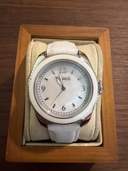 Women’s Ashworth White And Sliver Watch Working Condition