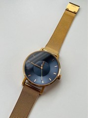 with new battery KLASSE14 TicTAC wristwatch 36mm Gold Navy color