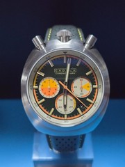 CADOLA TESTA DI TORO CHRONOGRAPH SPEEDSTER GREEN WR5ATM