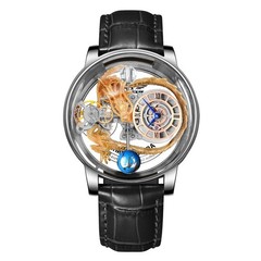 PINDU Luxury Celestial Unmoving Dragon Waterproof Sports Machinery Men’s Watch