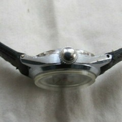ESKA VINT SCREWBACK WP AS 1180 17J MAN WIND BEAUTIFUL 2 TONE ROMAN DIAL WOMENS