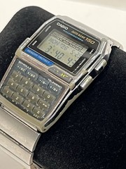 CASIO DBC-1500 Data Bank 150 Digital Calculator Watch Silver – WORKING