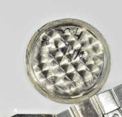 Concord Mariner for Parts Stainless Steel Diamond Bezel is 14k gold