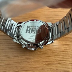 SEIKO x One Piece Film Red Chronograph Quartz Watch Serial 1045 7T92-HCR0 Japan